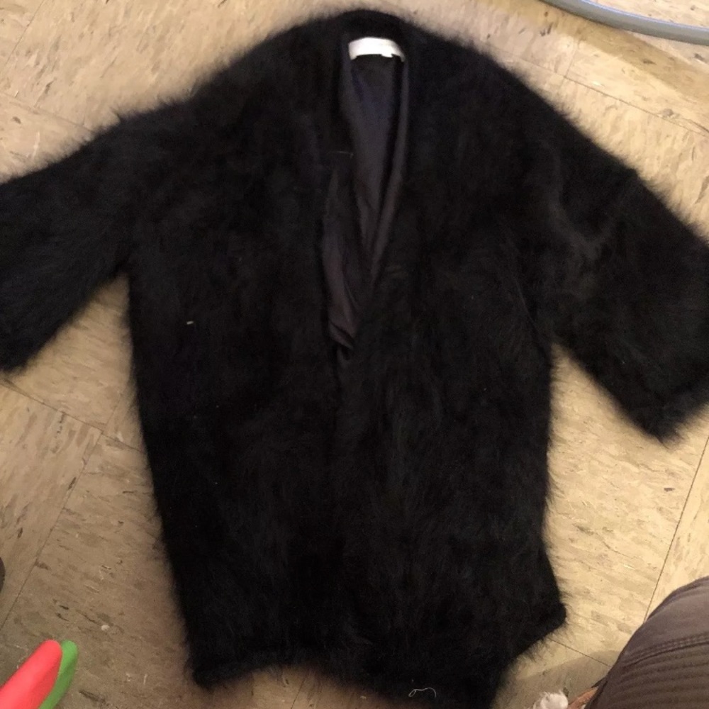 Alexander Wang tricot black fur